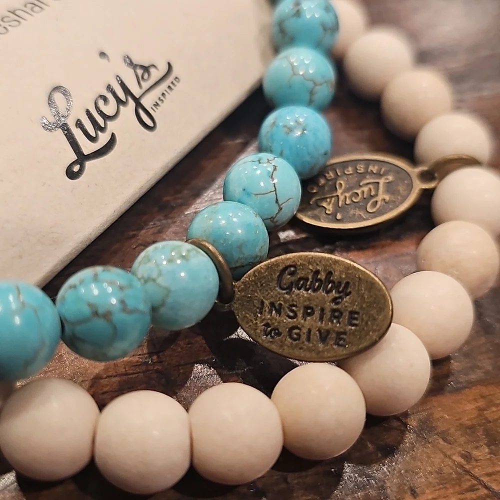 NWT Lucys "Inspire To Give" Bracelets - Picture 4 of 4